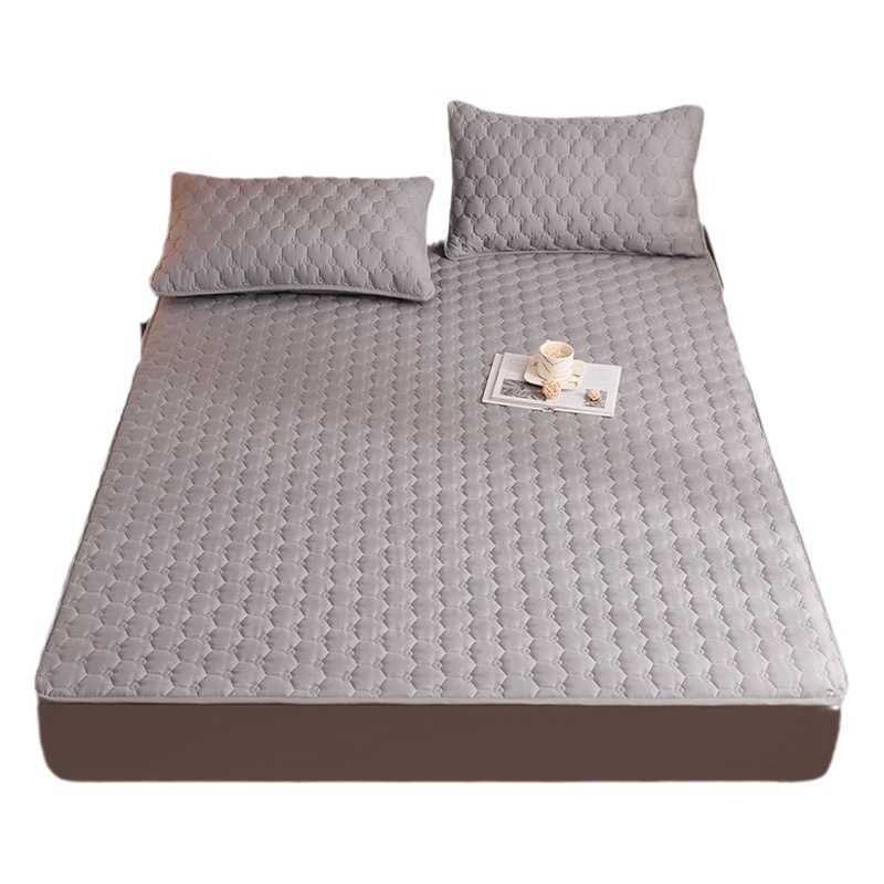 Class a maternal and infant grade waterproof raw cotton quilted bed hat single piece Simmons mattress cover all-inclusive protective cover bedspread wholesale