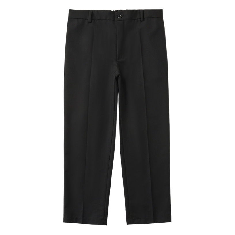 Chubby Children's Trousers Children's Black Suit Pants Boys' Plus Fat Loose Dress Trousers for Big Children and Primary School Students School Uniform Pants