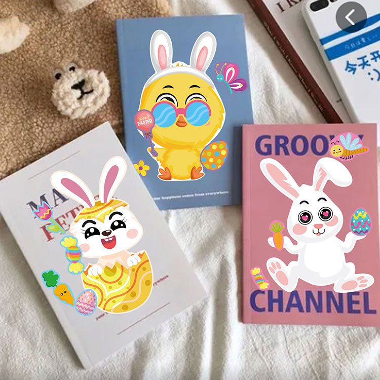 Picture of Easter Bunny Egg Chick Kids Puzzle Fun Stickers Kids Easter Diy Puzzle Sticker