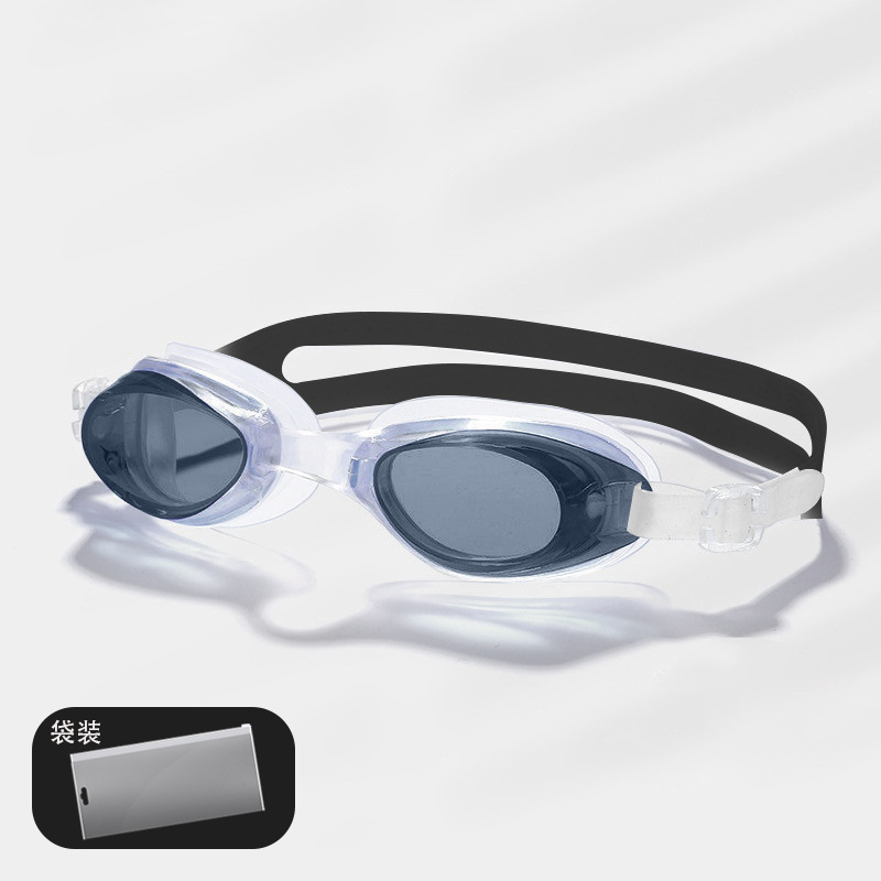 Picture of Factory direct waterproof swimming goggles children adult universal silicone swimming goggles wholesale flat light multi-color optional