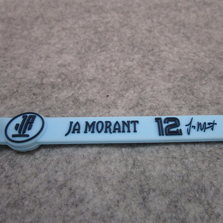 Picture of Basketball Star Grizzly Bear No. 12 Morant Sports Adjustable Bracelet Silicone Wristband Fans Gift Couple Jewelry