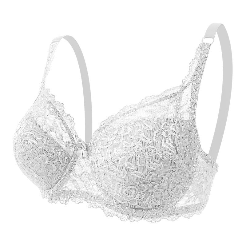 Picture of North American cross-border lace CD plus size bra underwear foreign trade Amazon adjustable push up comfortable women's bra