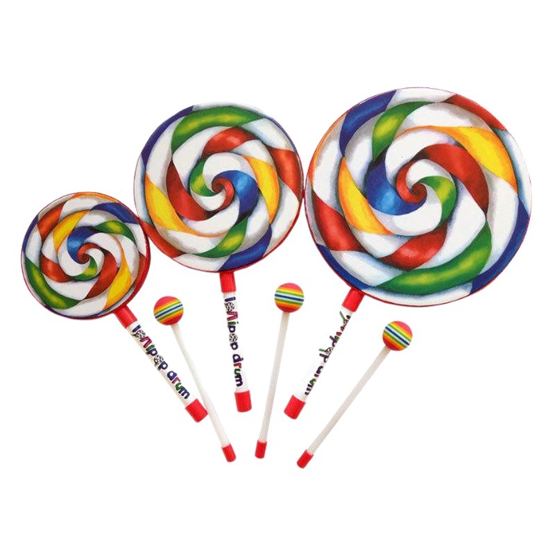 Kindergarten Toy Drums Kids Performance Lollipop Drums Orff Percussion Lollipop Drums