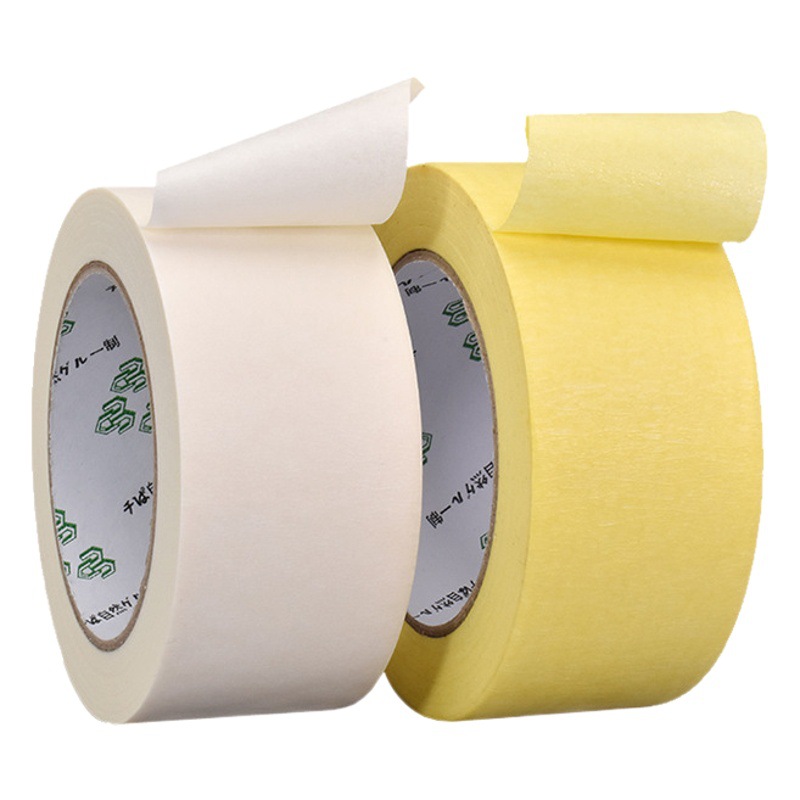 High temperature resistant masking paper tape yellow paper car paint seamless masking red PET composite masking paper
