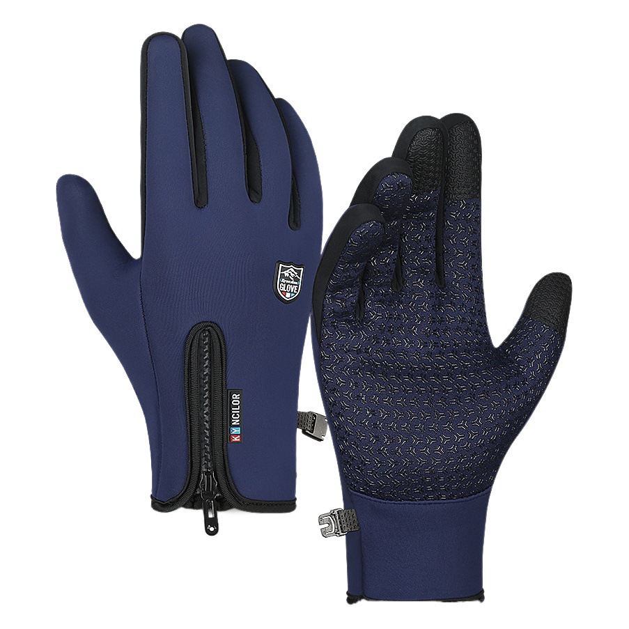 Winter Gloves for Men and Women, Outdoor Windproof and Cold-Proof, Touchscreen Compatible, Fleece-Lined and Thickened, Electric Vehicle Gloves, Wholesale in Stock