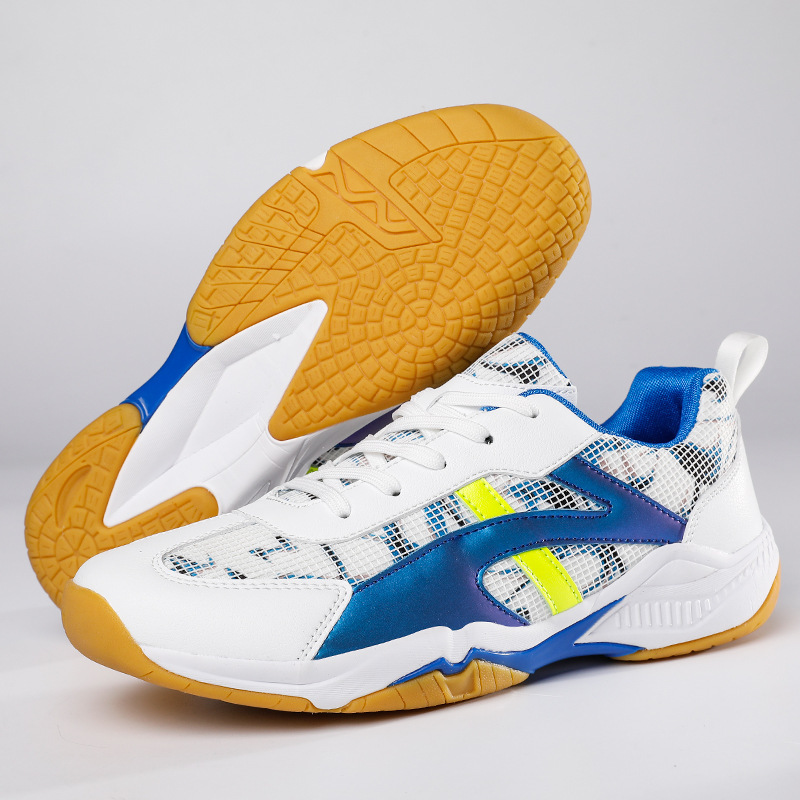 Summer New Badminton Shoes Casual Breathable Non-Slip Tennis Shoes Breathable Non-Slip Table Tennis Training Shoes for Men