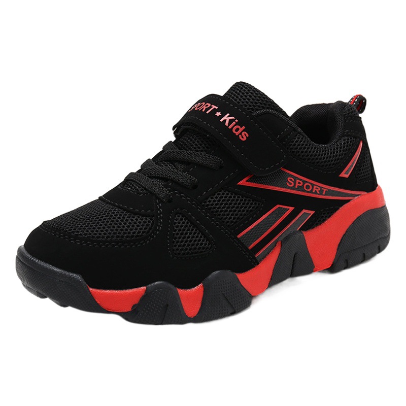 Children's Shoes 2024 Spring Children's Sports Shoes Boys Trendy Casual Shoes Lightweight Double Mesh Boys Sports Shoes Trendy