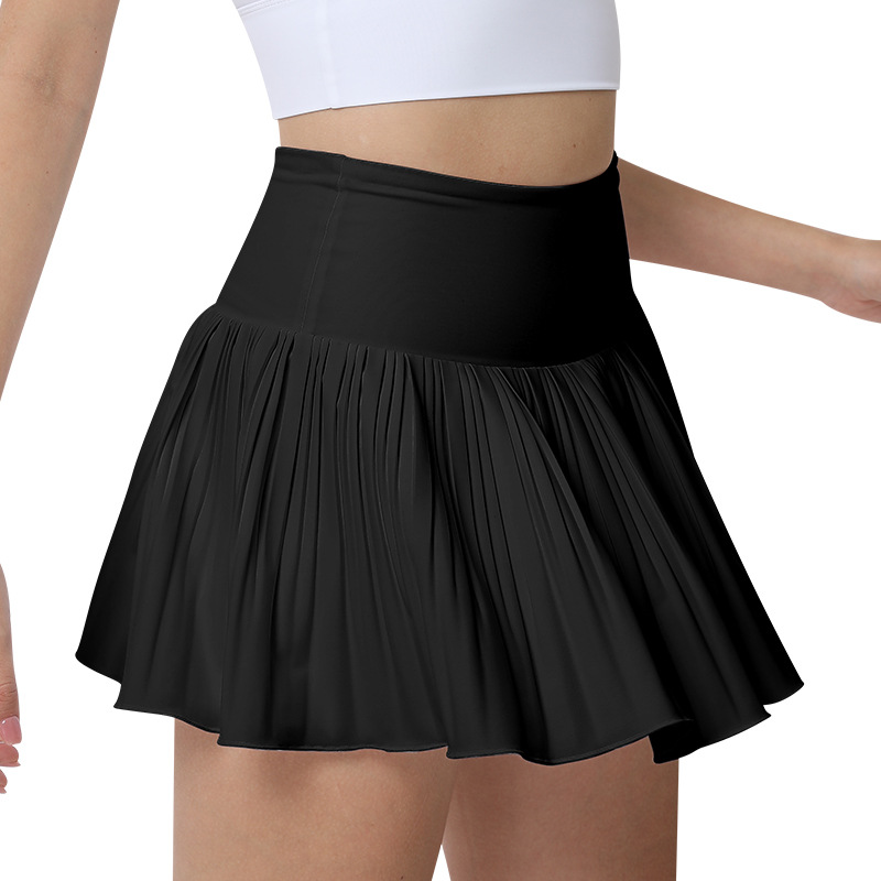 Picture of Quick-drying sunscreen pleated skirt running fitness yoga badminton tennis skirt outdoor golf short sports skirt women