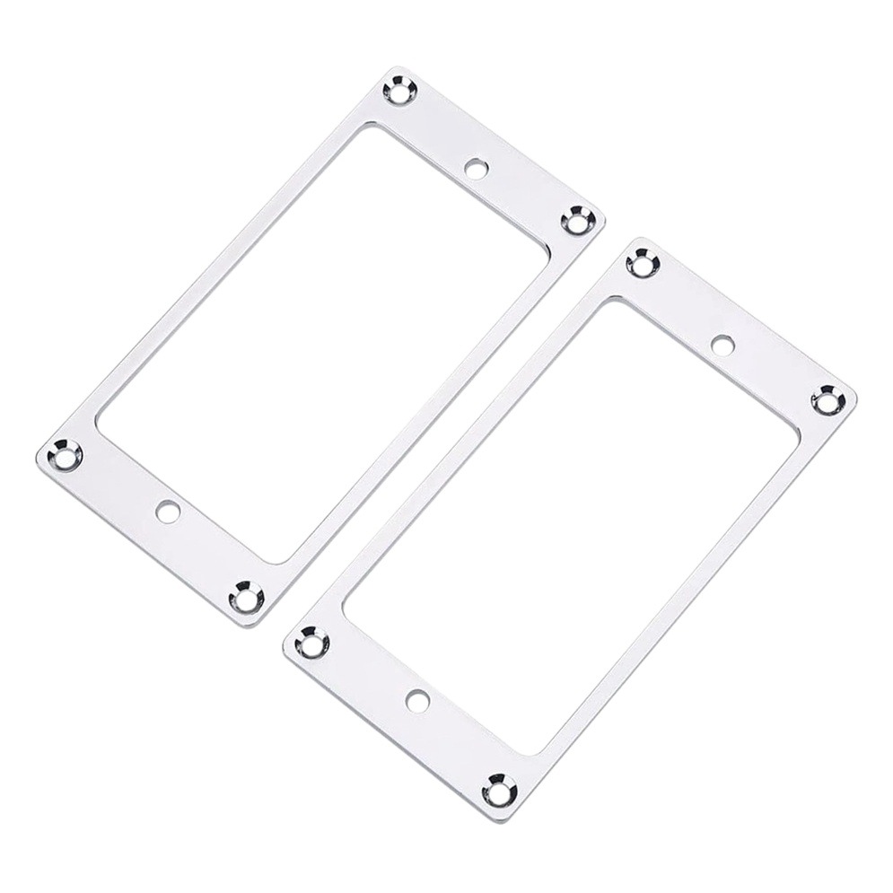 2 x LP electric guitar pickup metal flat frame for Les Paul LP