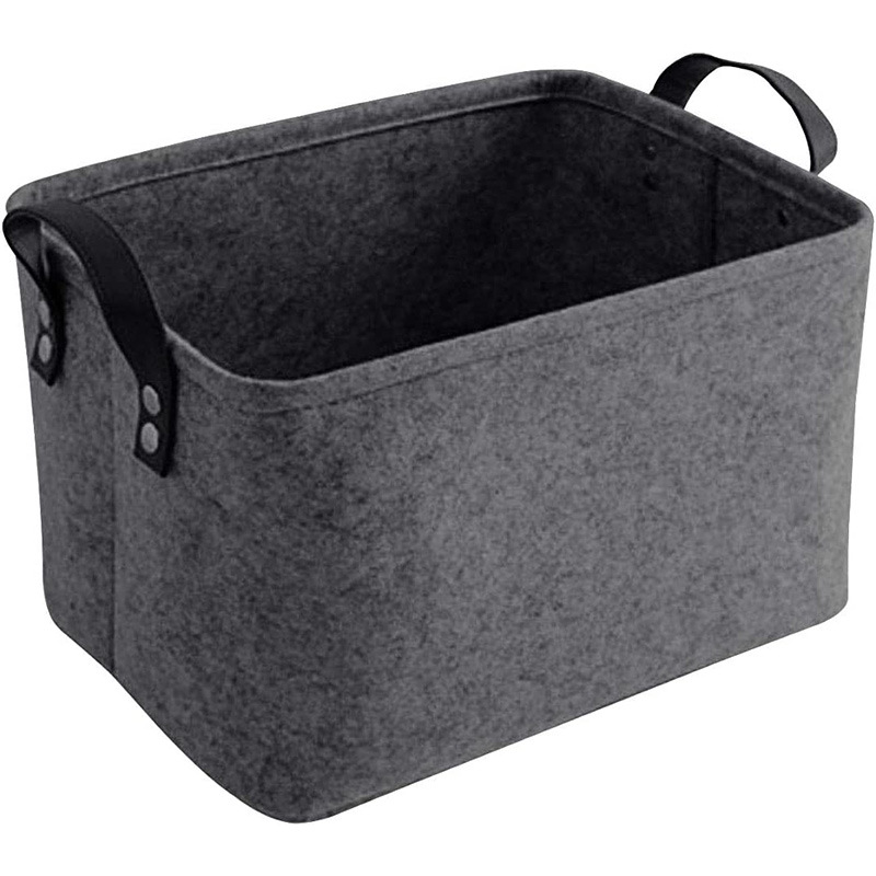 Felt Storage Basket Portable Storage Basket Baby Toy Organizer Household Sundries Dirty Clothes Basket New Wholesale Storage