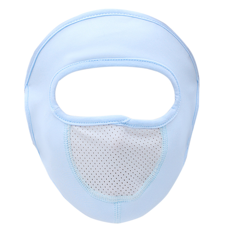 Picture of Sunscreen Mask Women's Summer Thin Dust-proof Breathable Ice Silk Protective Full Face Mask Cover Men's Face Cover Face Mask