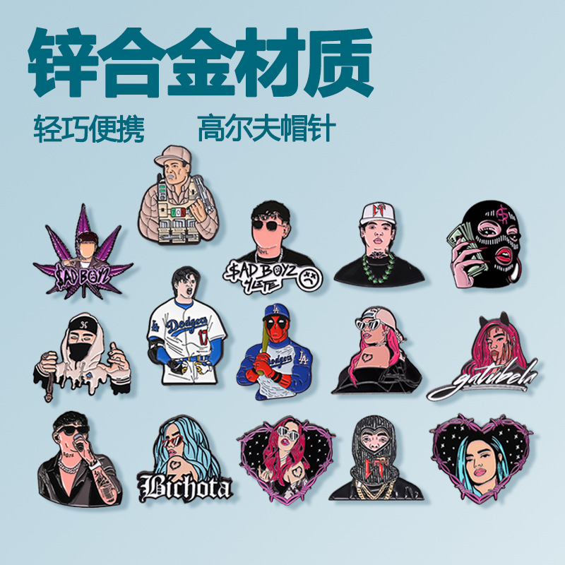 Picture of Cartoon Animation Character Peripheral Golf Metal Hat Clip
