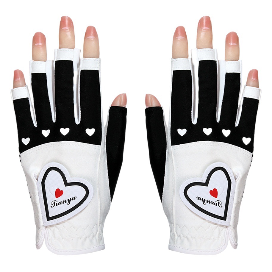 Manufacturers wholesale Golf Gloves Ladies Open finger touch screen sports gloves summer non-slip Palm Gloves