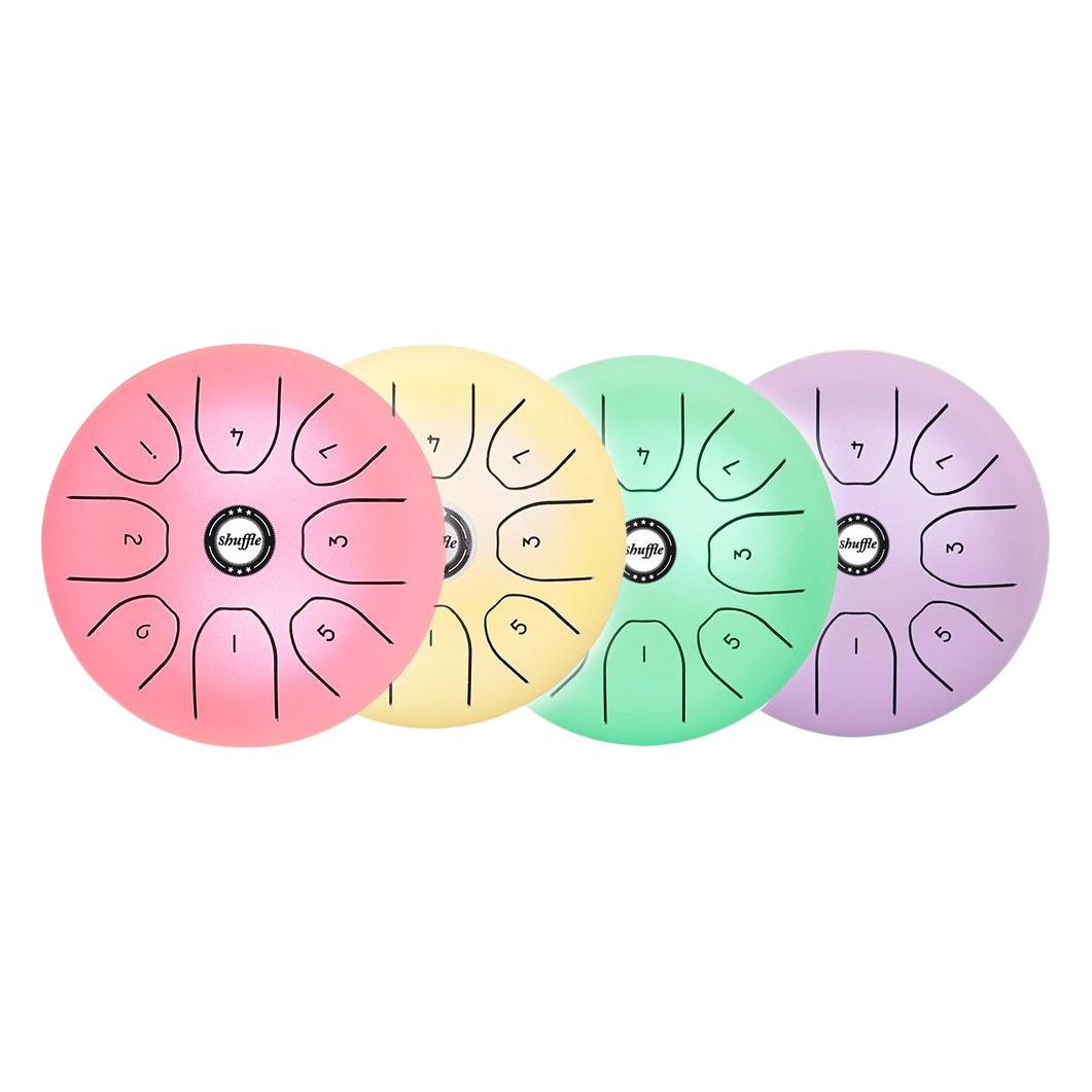 Cross-border Hot Selling 5.5-inch Ethereal Drum Steel Tongue Drum Sanskrit Drum Forget Worry Drum Children Beginner Percussion Instrument Hand Drum