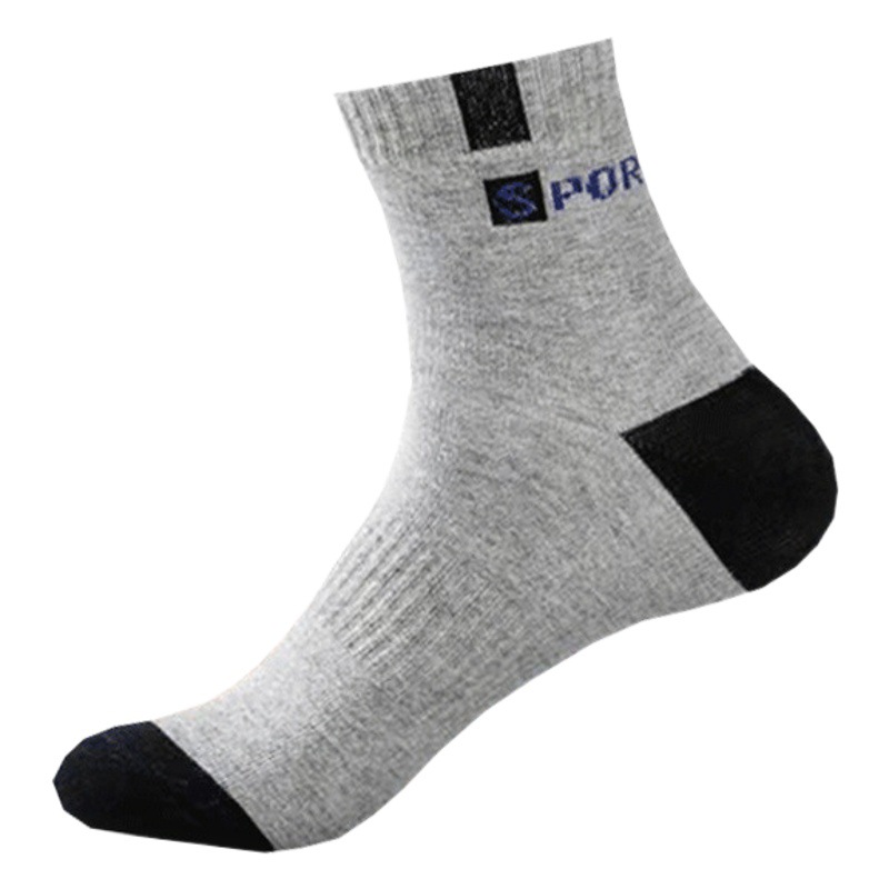 Socks men's mid-barrel summer sports cotton socks sweat-absorbent breathable deodorant autumn and winter high-top ins fashionable long-barrel stockings