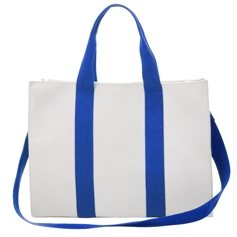 Picture of Canvas Bag Fashion Shopping Portable Cotton Bag Advertising Bag Corporate Three-Dimensional Environmentally Friendly Crossbody Printed Gift