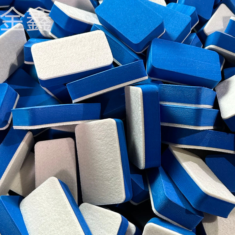 Manufacturer Wholesale Blue Eva Felt Wiper Car Glass Degreasing Film Wiper Front Gear Coating Shellac Cleaning Sponge