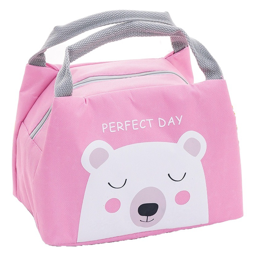 Creative Student Lunch Box Bag Cartoon Children's Lunch Bag Lunch Bag Storage Bag Winter Heat Preservation Bag