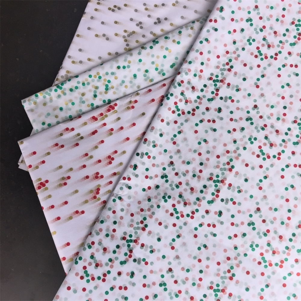 20 Sheets/Pack Colorful Polka Dot Series Sydney Paper Gift Flower Wrapping Paper Copy Paper 50X 33cm