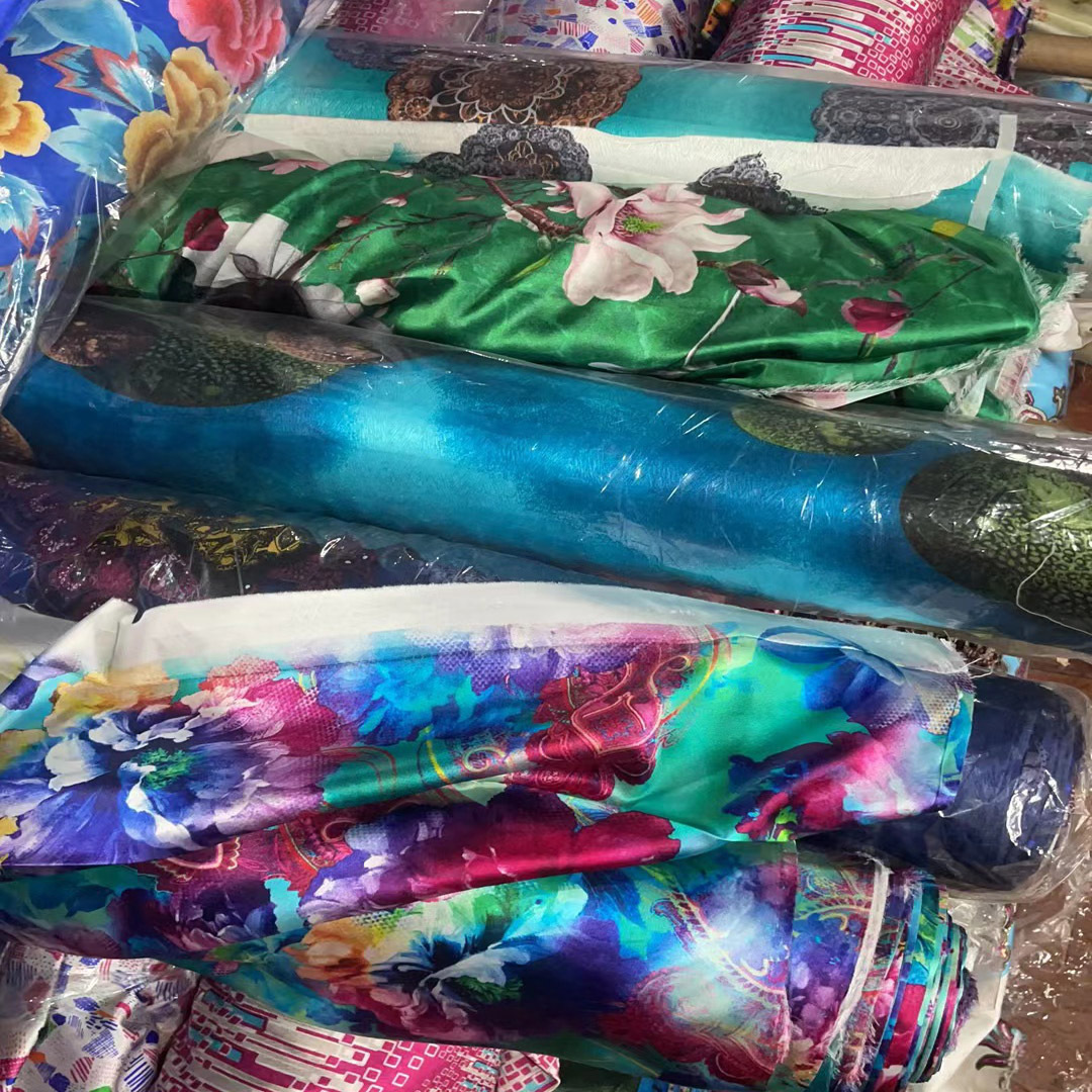 Picture of 19 mmi silk stretch satin cheongsam fashion summer cool comfortable breathable high-grade fabric