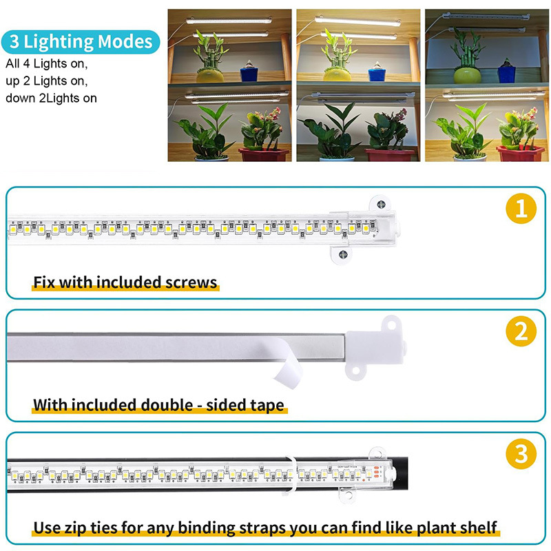 Picture of LED plant growth light fill light USB timing intelligent dimming anti-sunlight full spectrum plant light bar