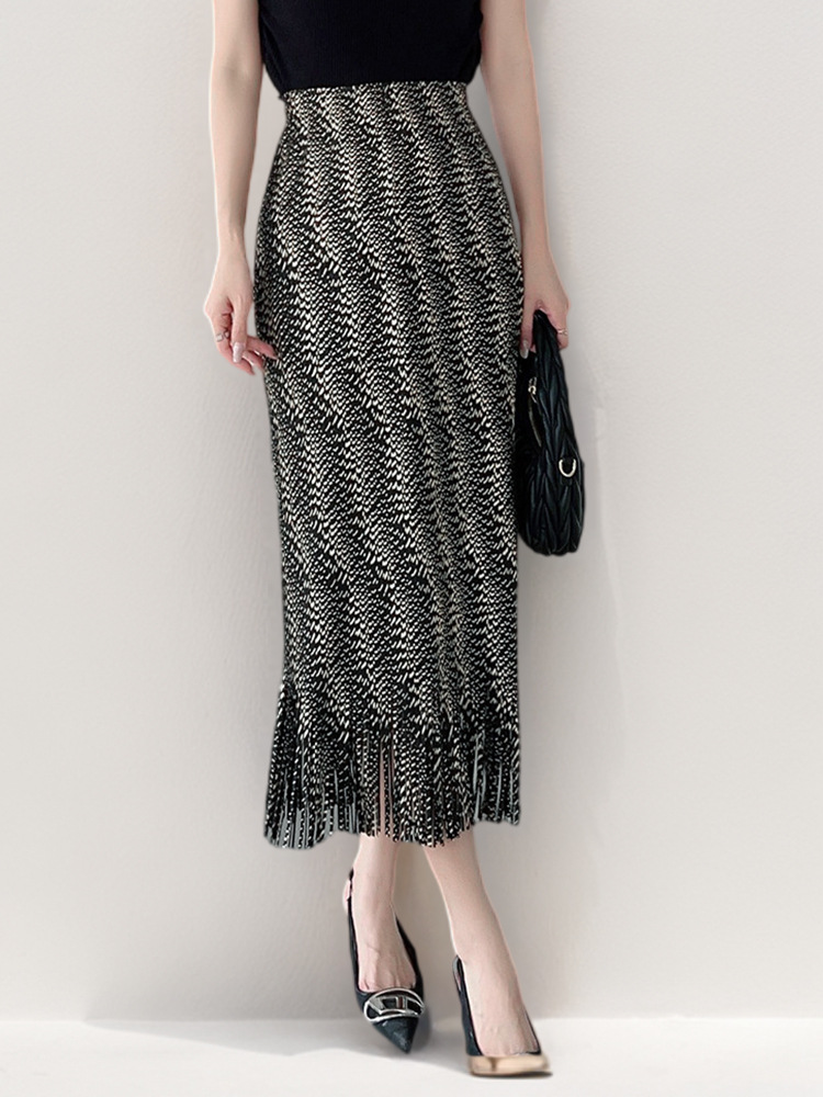 Miyake tassel skirt summer women's high sense overskirt little red book with the best selling women's supply a generation of hair