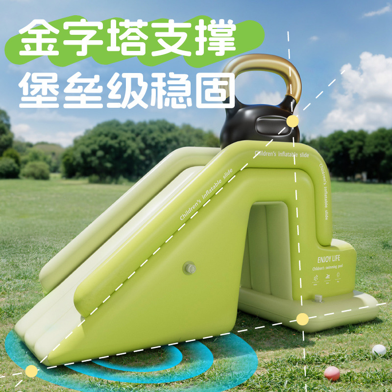 Picture of New Children's Home Outdoor Inflatable Swimming Pool Large Sun Protection Pool Thickened Environmentally Friendly Baby Swimming Pool