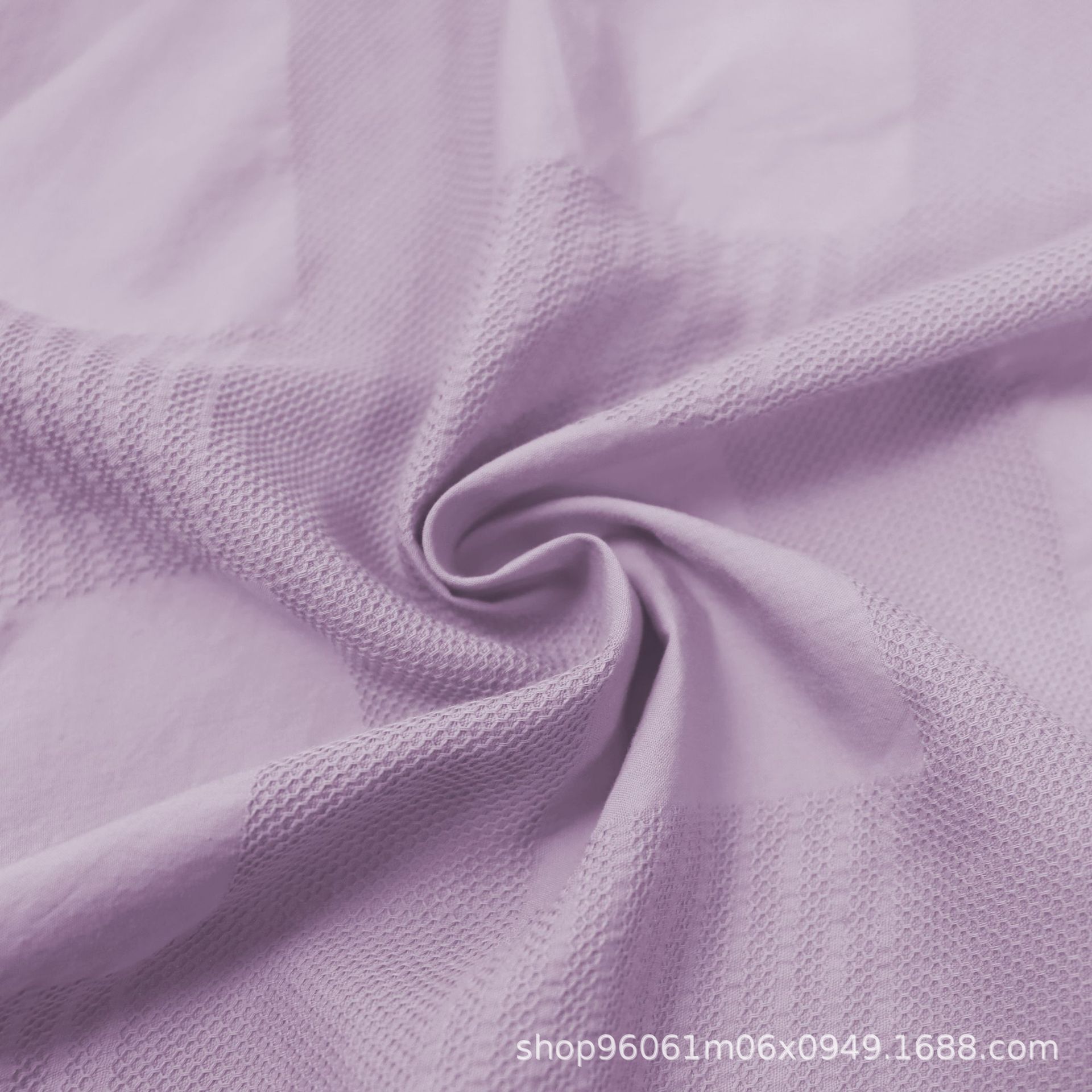 Picture of Combed Cotton Plain Large Check Jacquard Fabric for Clothing Dresses Shirts Designer Fabric Yarn-Dyed Three-Dimensional Jacquard