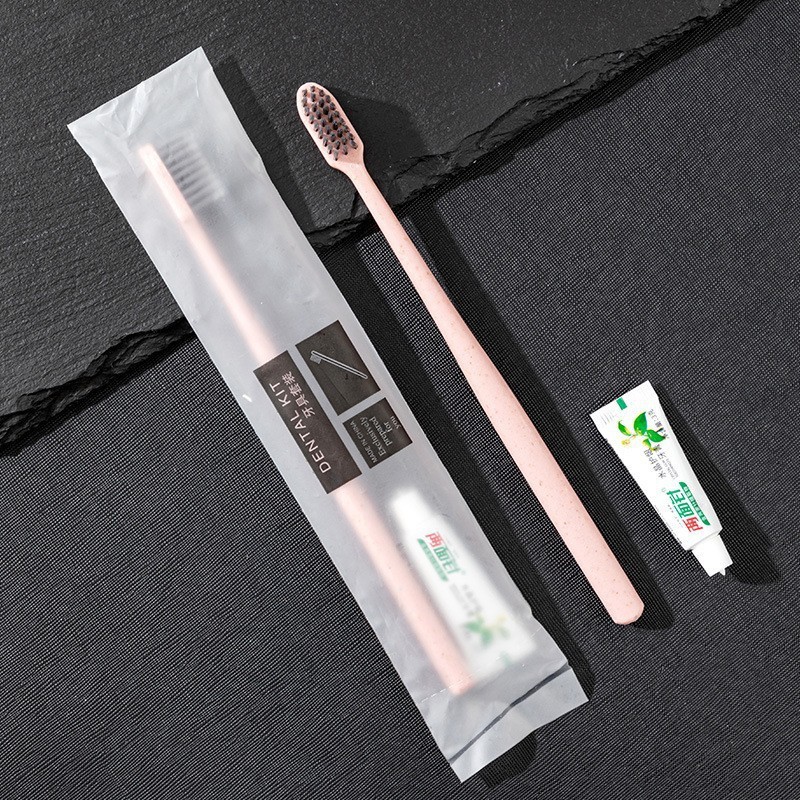 Picture of Hotel Special Hotel Toiletries Set Comb Disposable Toothbrush with Toothpaste Soft Hair Homestay Wholesale Customization
