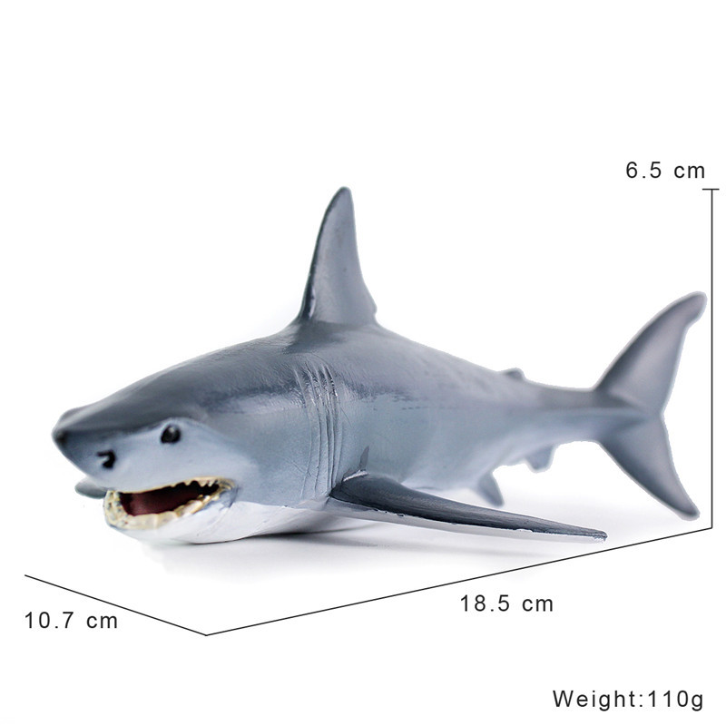 Picture of Cross-border Marine Animal Model Solid Simulation Marine Life Toy Shark Whale Model Ornaments Educational Toys