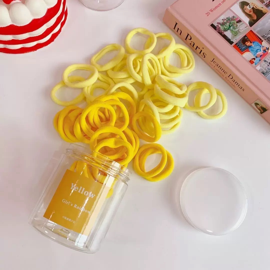 Picture of Children's hair rope hair ring does not hurt the hair of Korean baby girl rubber band hair rope headdress cute girl hair accessories