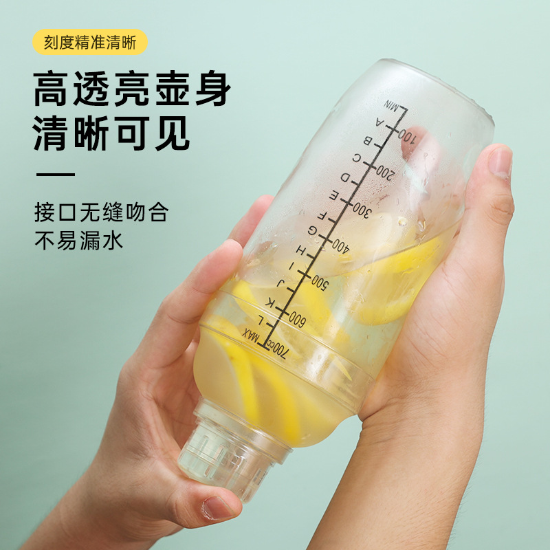 Picture of New style Shaker Cup four-stage milk tea tool set Shaker Shaker hand-beaten Lemon PC Resin Shaker pot