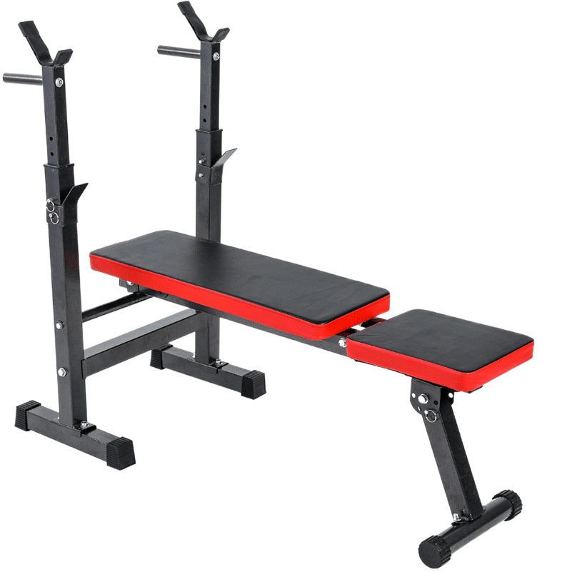 Multi-functional foldable bench press rack weight bench barbell bed barbell rack bench press home fitness equipment