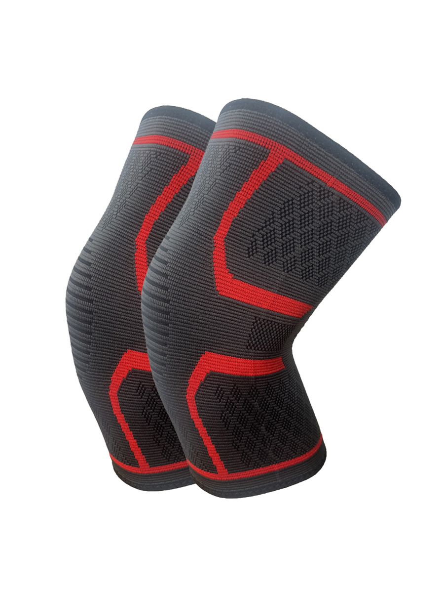 Picture of Pressure Strap Winding Kneepad Basketball Running Fitness Riding Knitted Sports Kneepad Compressed Breathable