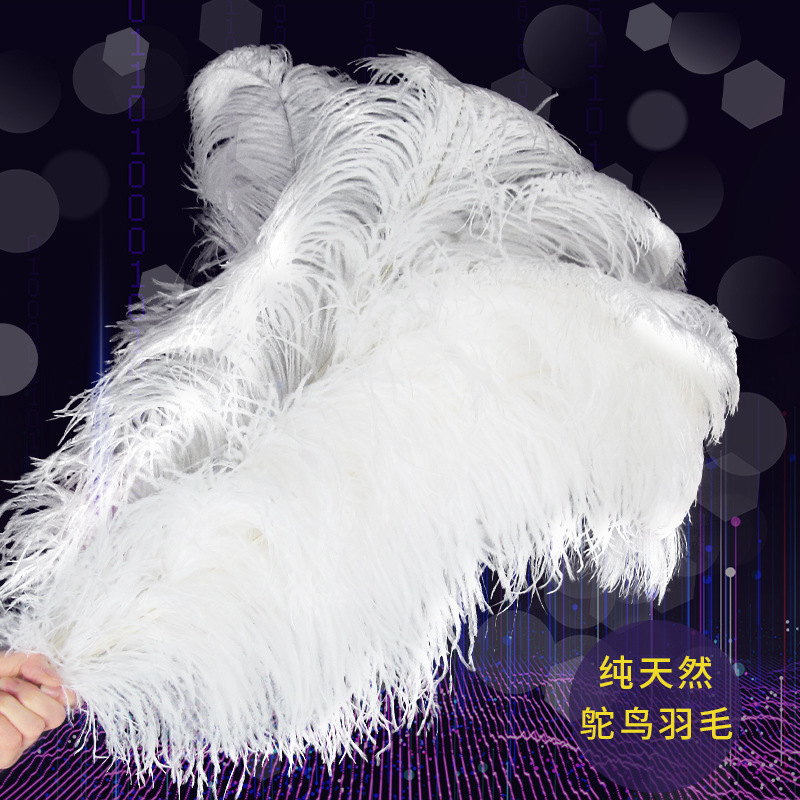 15-80cm ostrich feather diy feather Guide Table flower wedding decoration accessories holding flower