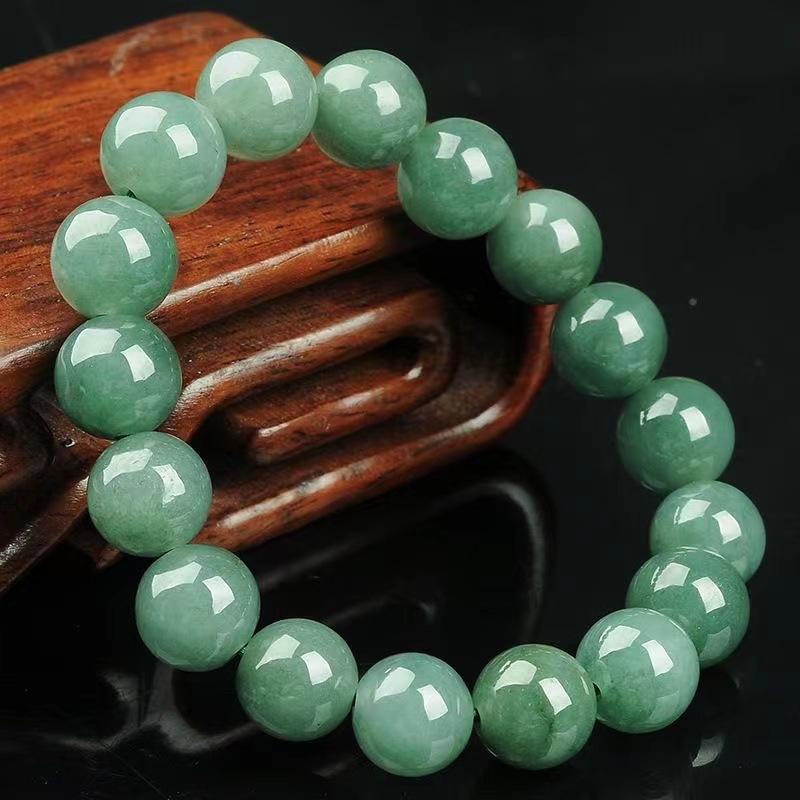 Picture of Jiyu Natural Jade Bracelet Oil Green Bracelet Myanmar Jade Jewelry Factory Live FC2120588