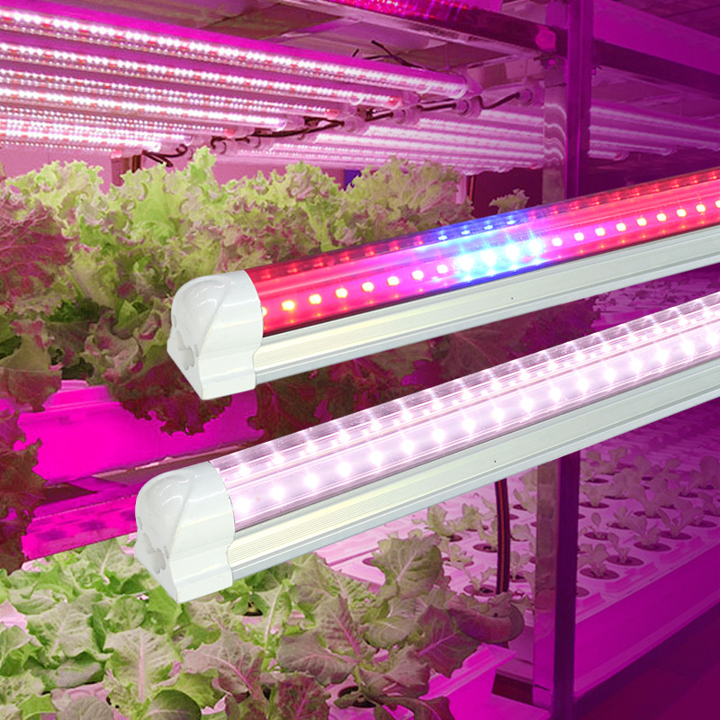 T8 plant lamp hydroponic led flower plant growth lamp red and blue light vegetables strawberry fleshy flower stand light