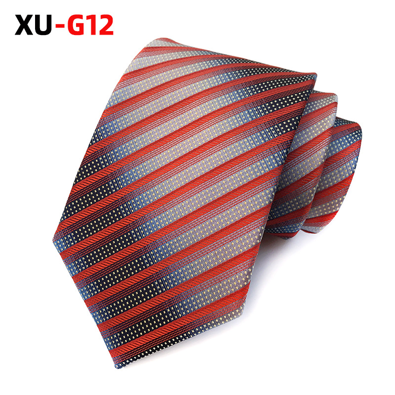Picture of Factory Ready Supply 2025 New Polyester Jacquard Fashion Plaid Tie Formal Tie