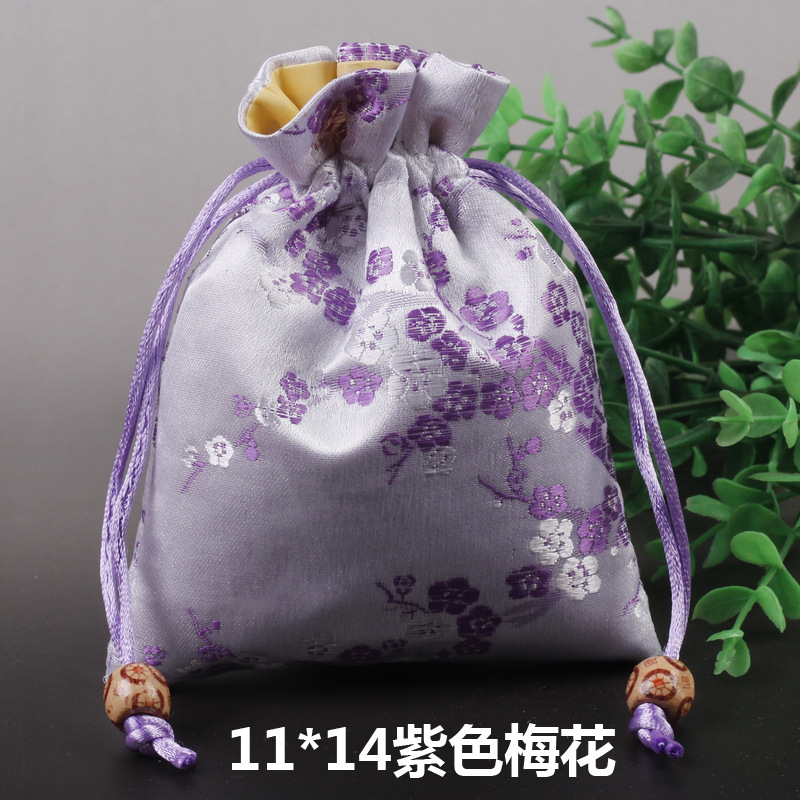 Picture of Osmanthus sachet sachet pendant antique Chinese brocade high-grade sachet empty bag bag bag wholesale 11*14