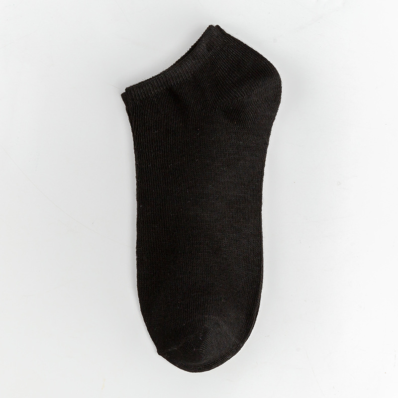 Picture of Socks Men's Solid Color Boat Socks Casual Easiest for Match Socks Sweat-Absorbent Short Socks Summer Thin Low-Cut Shallow Mouth Invisible Boat Socks