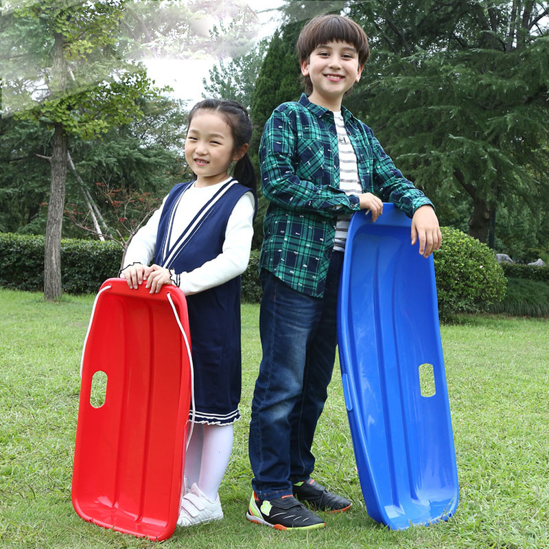 Picture of Children's thickened sliding grass board single sliding sand board double snow wear-resistant snowboard sled climbing plow sliding grass mat Outdoor