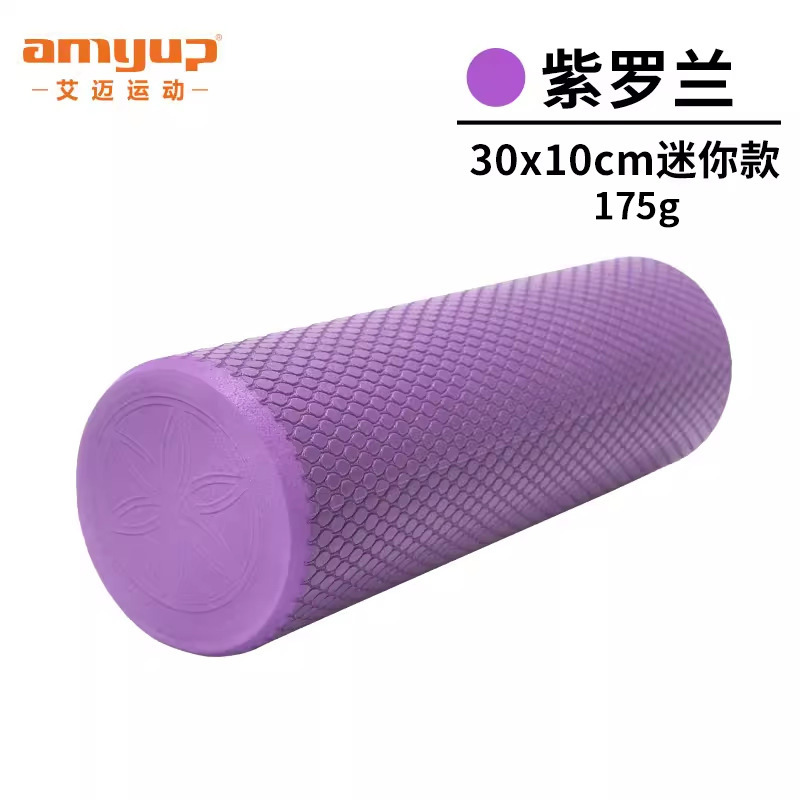 Picture of EVA foam shaft fitness body massage stick spike hollow column shaping yoga shaft pink fascia yoga column