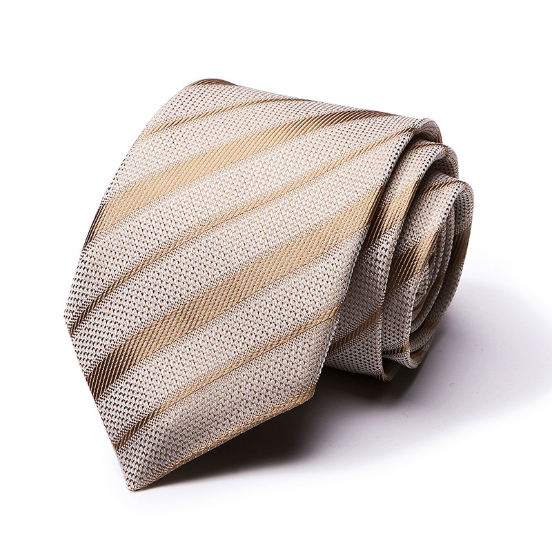 Picture of Tie spot tie polyester silk tie manufacturer 8cm business men's formal wear wedding studio tie