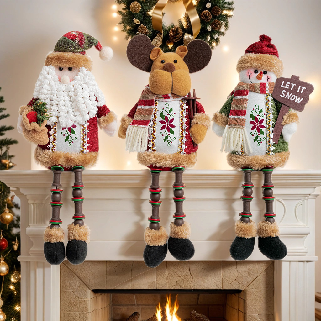 Cross-border Christmas Old Man Snowman Elk Christmas Doll Christmas Doll Christmas Small Gifts Wholesale