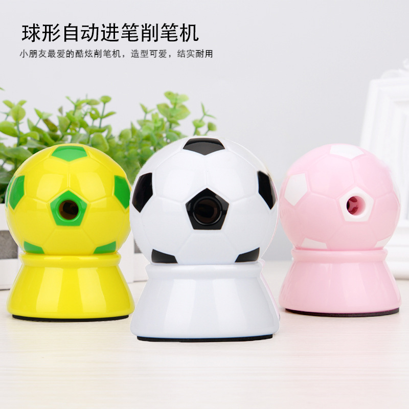 Full Spherical Automatic Lead Pencil Sharpener Cartoon Cute Primary School Student Pencil Sharpener Ready-Made Wholesale Pencil Sharpener