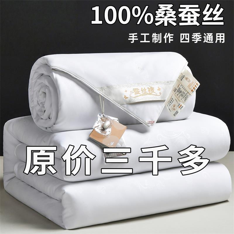 Silk Quilt 100% Mulberry Silk Air-Conditioned Quilt Summer Cool Quilt Spring & Fall Quilt Wedding Quilt Summer Cool Quilt Quilt Core Summer Quilt