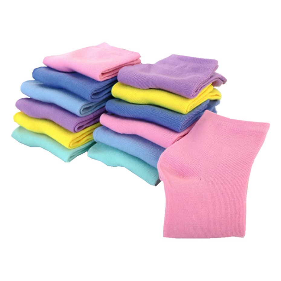 Candy-Colored Women's Cotton Socks, Individually Packaged Socks, Women's Mid-Calf Street Stall Supply, Autumn and Winter Gift Socks, Zhuji Socks Wholesale