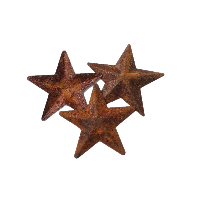 Picture of Cross-Border Sales of Rusty Iron Five-Pointed Stars, European and American Style, Vintage Retro Christmas Iron Five-Pointed Stars