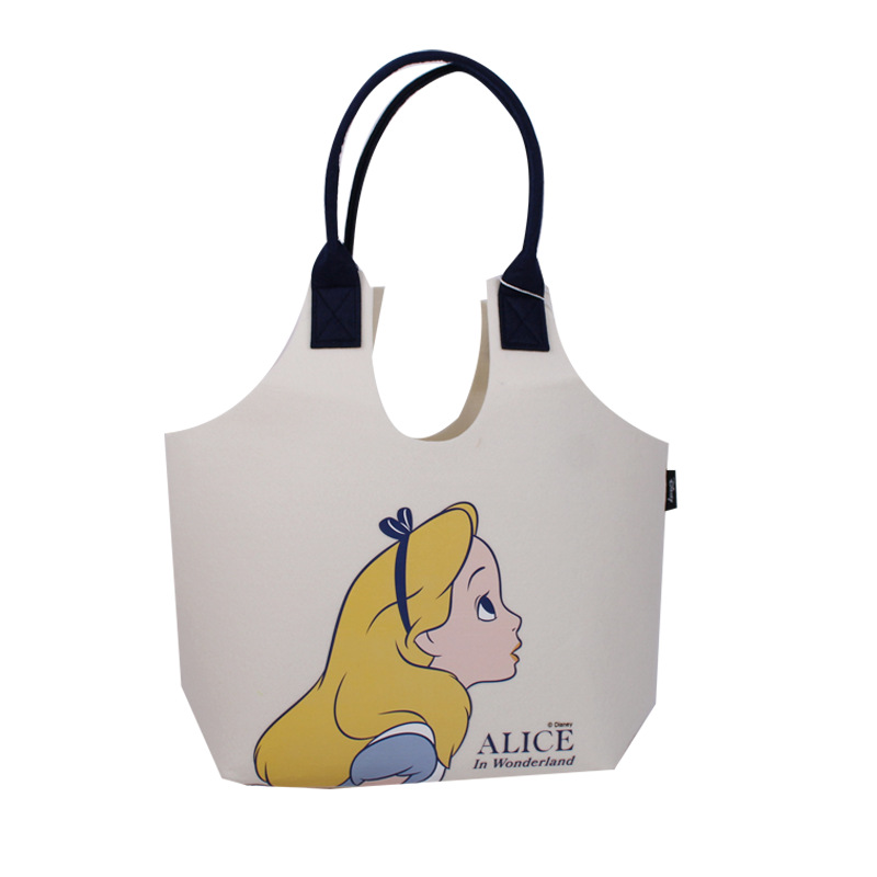 Picture of Felt Bag Niche Popular Printing Bag Felt Tote Bag Printing Tote Bag Internet Popular Tote Bag Storage Bag