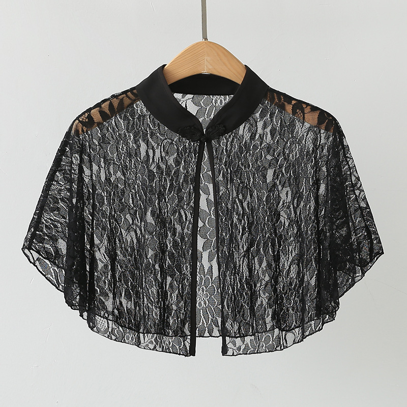 Picture of Chiffon Small Shawl Women's Summer Outer Skirt All-match Short Loose Waistcoat Thin Chiffon Sunscreen Cardigan Jacket